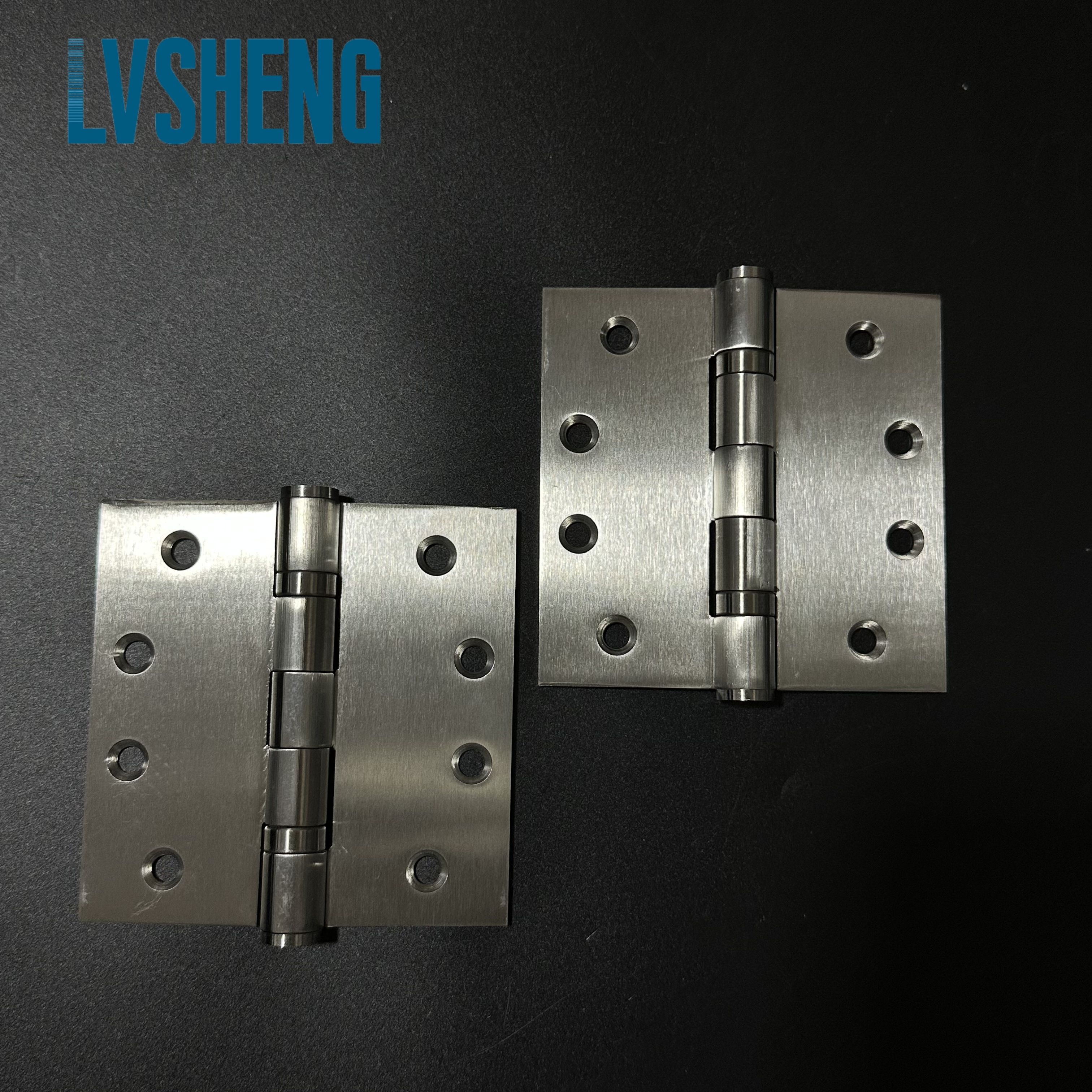 Heavy Duty SS 201 Butt flat Door Window Hinge 2 Ball Bearing Sliding Flush Door Pivot Hinge for swing door