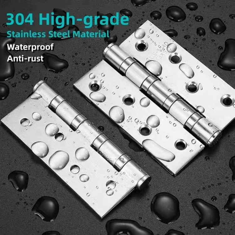 LvSheng 304 Stainless Steel iron metal window spring door hinge flush engsel pintu door hinge