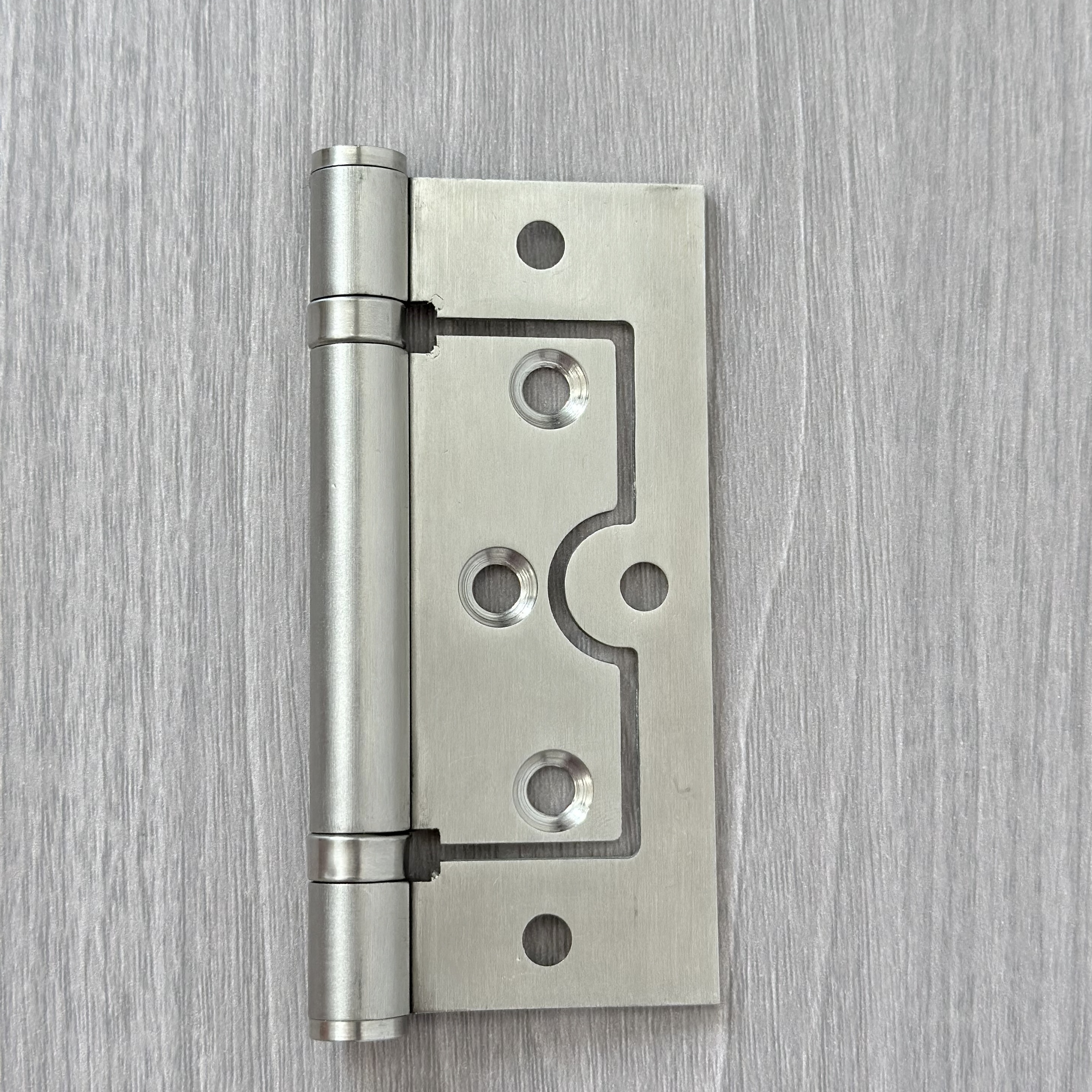 LvSheng 4 Inch High quality Stainless steel Non-mortise Double Ball Bearing Butterfly Hinges 360 Degree rotate For Interior Door