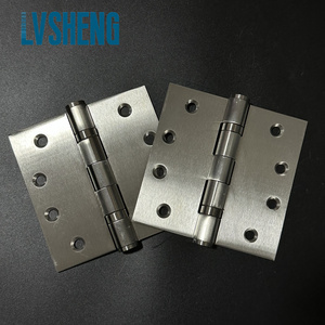 Heavy Duty SS 201 Butt flat Door Window Hinge 2 Ball Bearing Sliding Flush Door Pivot Hinge for swing door