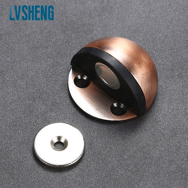 Factory Wholesale Stainless Steel 201/304 Hole Free Strong Magnetic Door Stopper buffer wall guard