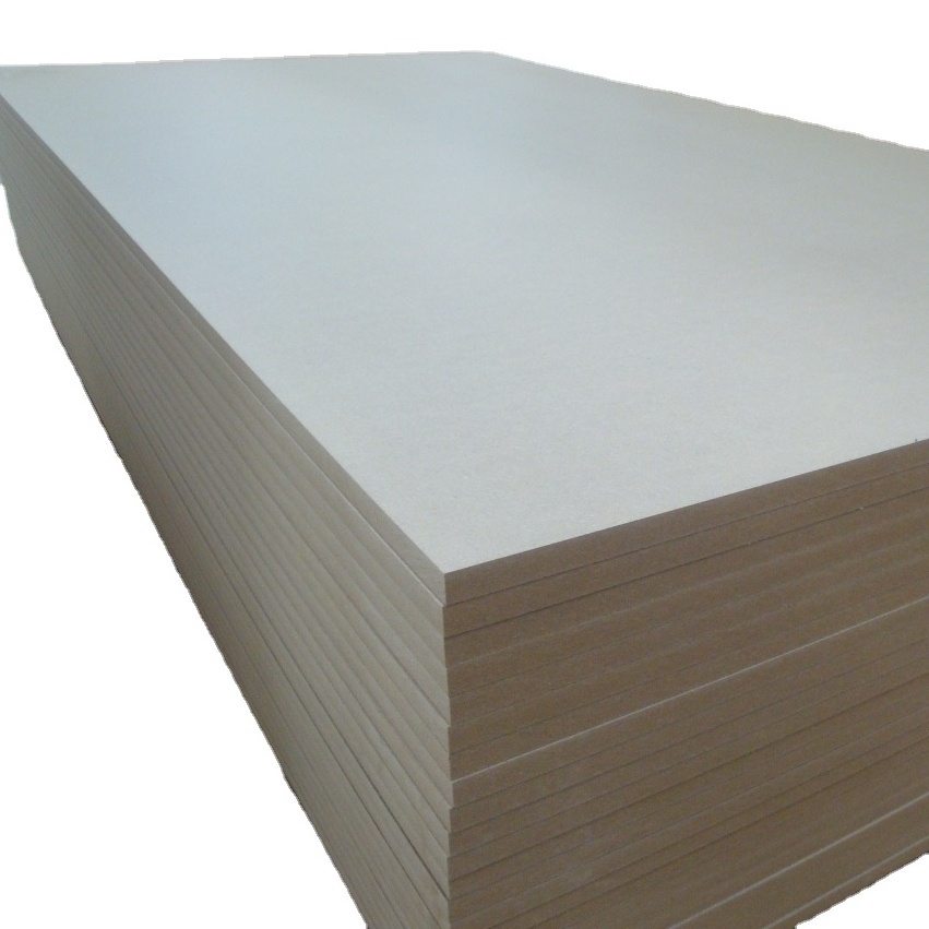 1.8mm 2.5mm 3mm Thin Plain MDF Board with Double-Sided Decoration for Packing or Back Board Usage