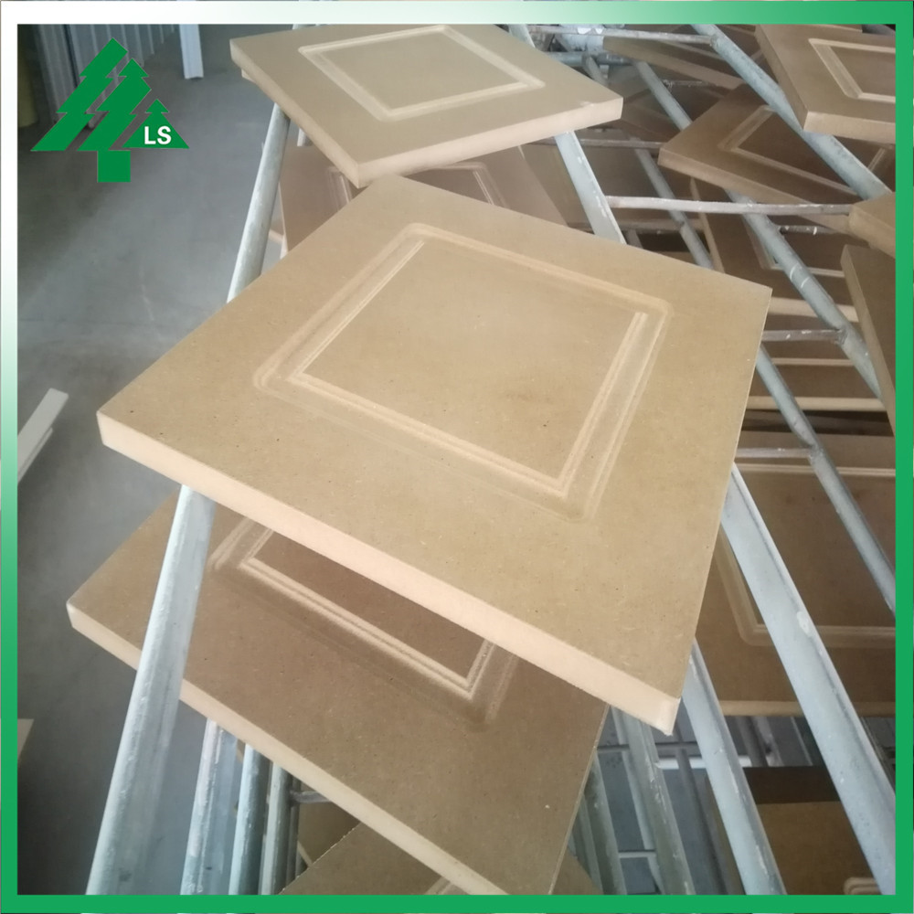 PVC surface  CNC made  mdf Cabinet Door for Kitchen or Furniture Cabinets