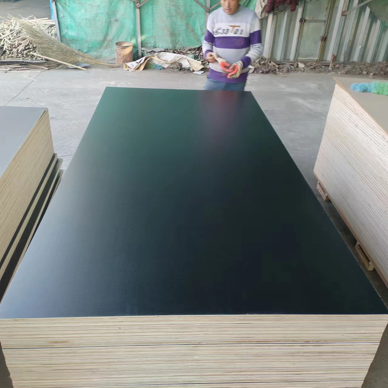 3mm 6mm 18mm  Melamine Laminated Plywood Board Cabinet Furniture Plywood