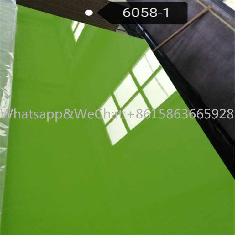 UV MDF Fiberboard High Gloss Laminates Melamine Faced UV Panel Sheets