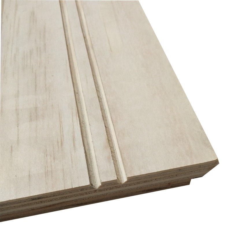 12mm V Board Wall Paneling, Decorative wall panels Grooved Plywood Siding