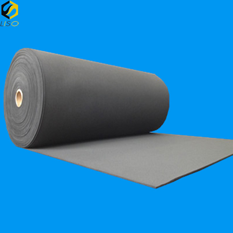 New design electrode conductive activated fiber black carbon battery insulation graphite felt for sale with good conductivity