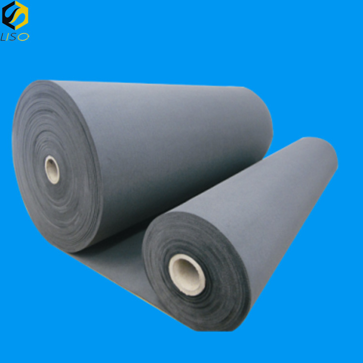 New design electrode conductive activated fiber black carbon battery insulation graphite felt for sale with good conductivity