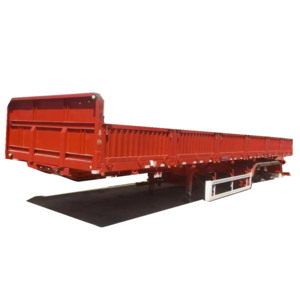 13m Flatbed Truck Flat Bed Trailer for Sale Heavy Duty 3 Axles 40ft Semi-trailer