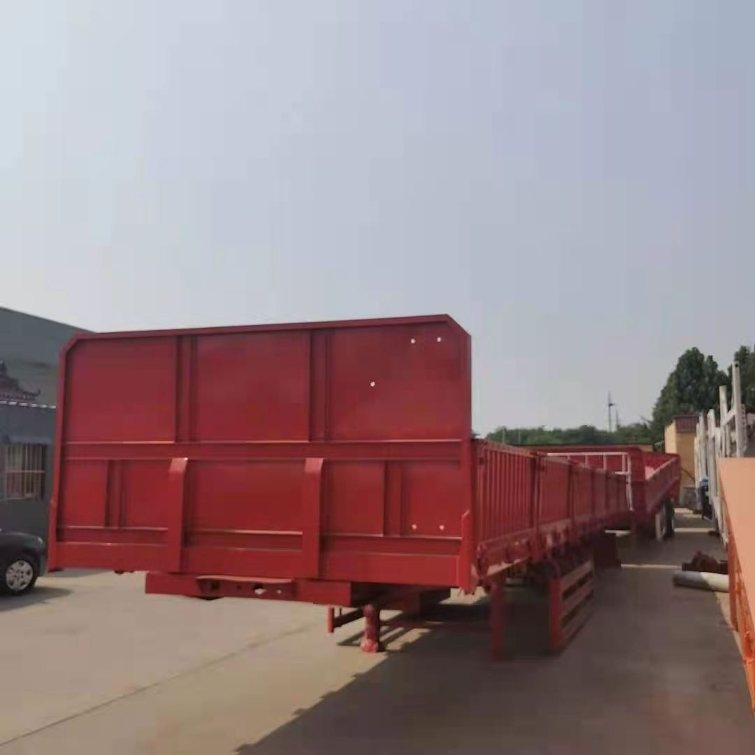 13m Flatbed Truck Flat Bed Trailer for Sale Heavy Duty 3 Axles 40ft Semi-trailer