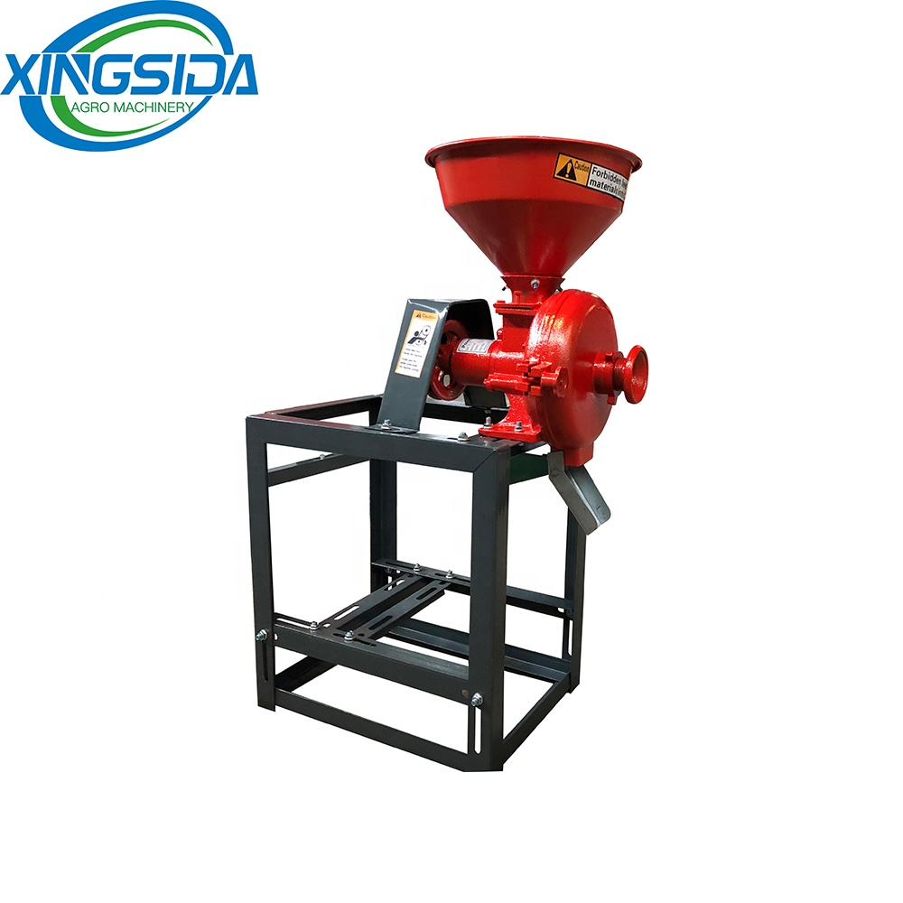 High quality domestic corn wheat and soybean spices grinding machine flour mill machinery