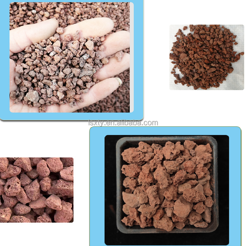 China Factory Selling Black Volcanic stone Red Lava Rock White Pumice stone for Horiculture