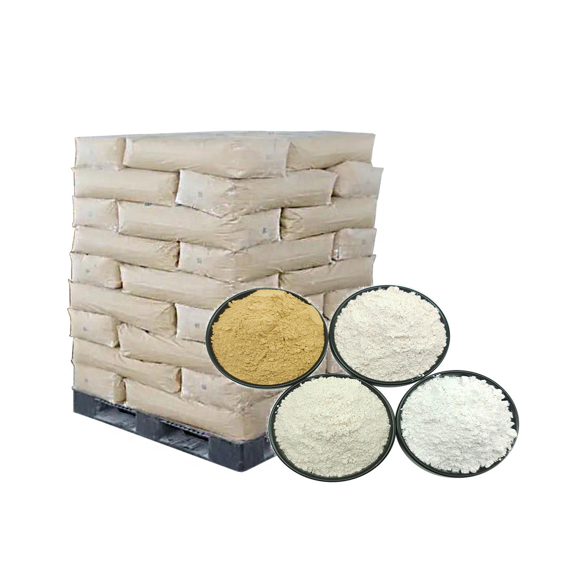 Manufacture 325-2000 mesh sodium bentonite calcium bentonite for paint/ink/auto-primer/carpentry primer