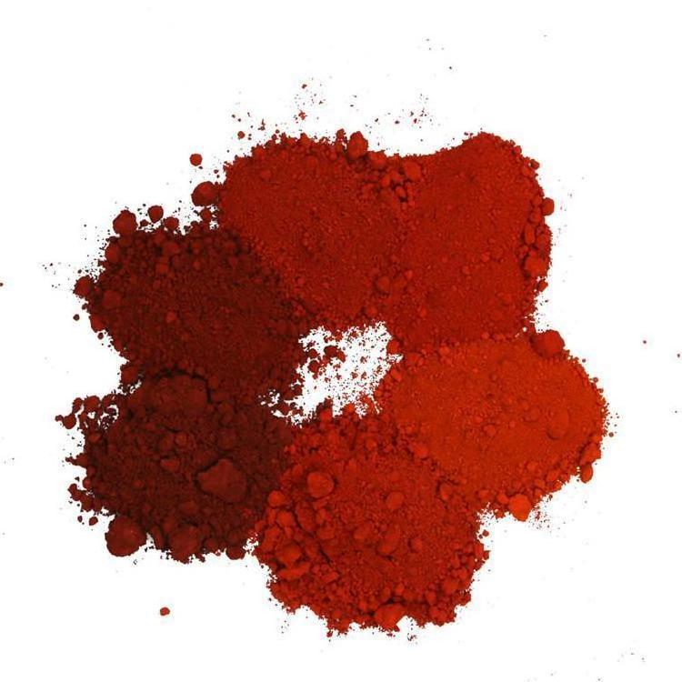 Factory-Supplied Iron Oxide Red Pigment Colour Powder Fe2o3 with 101/110/120/138/190 Varieties for Coating and Leather Pigments