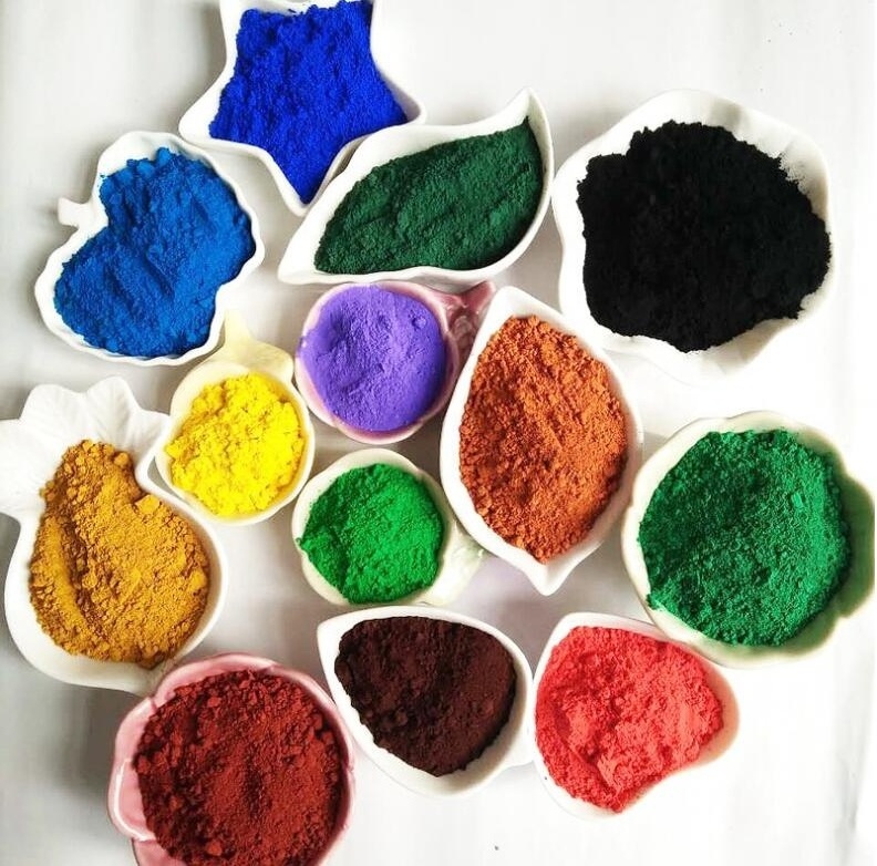 Iron oxide pigment for cement colored bricks Iron oxide toner for paint and paint