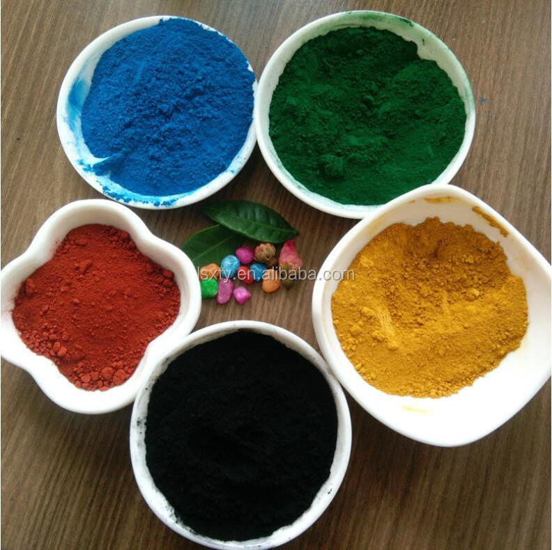 Iron oxide pigment for cement colored bricks Iron oxide toner for paint and paint