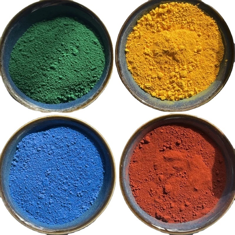 Iron oxide pigment for cement colored bricks Iron oxide toner for paint and paint