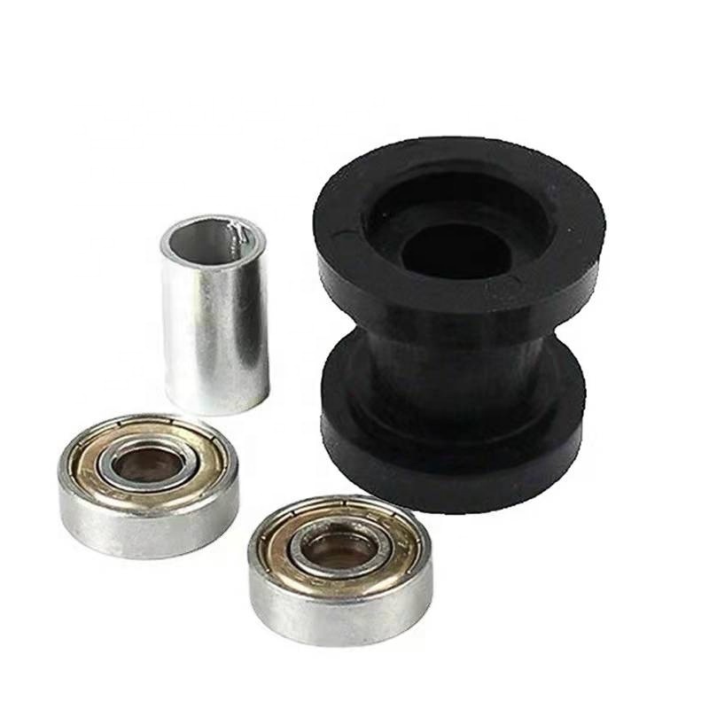 Off-road motorcycle  ATV accessories chain tensioner sprocket guide wheel rolling wheel anti-skid wheel 8mm