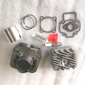 Top end 70cc47mm Piaggio Typhoon50 2T Big Bore Racing Cylinder Block Kit Head For Gilera Italjet Xr 50cc 2T Motorcycle Engines