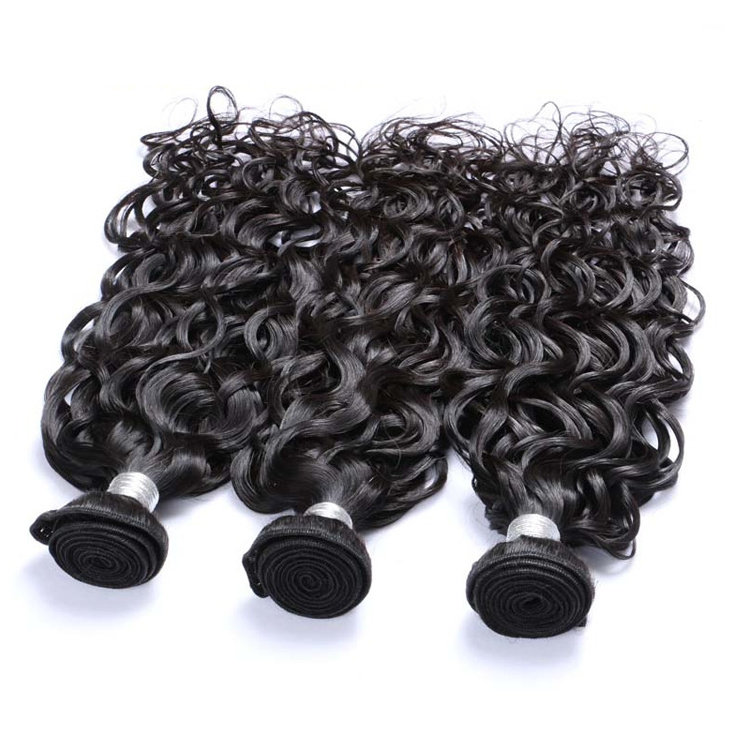 LSY raw virgin Indian remy water wave hair weave,wholesale unprocessed cuticle aligned indian hair vendor human hair extension