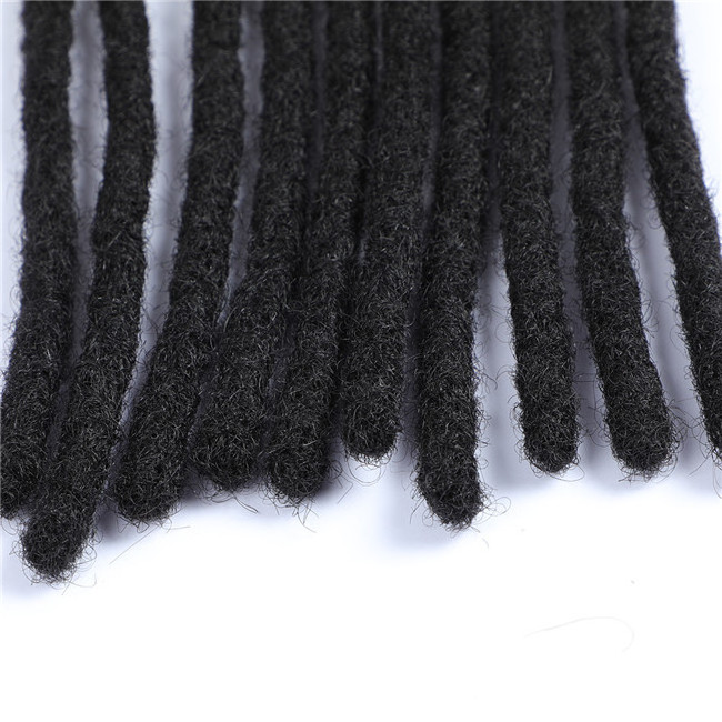 Lsybeauty 100% Dread Lock Braid Afro Dreadlocks Extension Human Hair - 20'' Natural 12'' Customized Brazilian Hair 8A 10A 12A