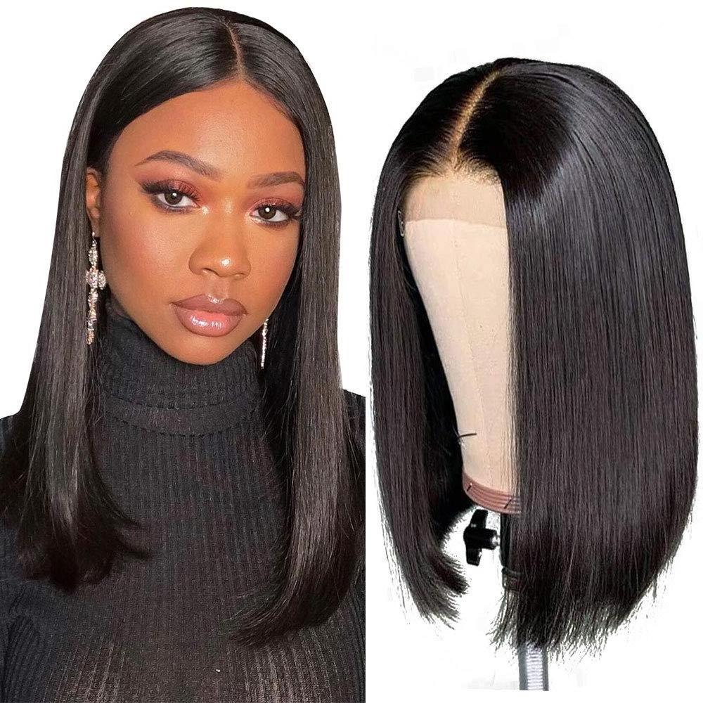 Wholesale Short Bob Wigs Brazilian Remy Hair Straight 13x4 Lace Front Human Hair Bob Wigs for Women  Pre Plucked with Baby Hai