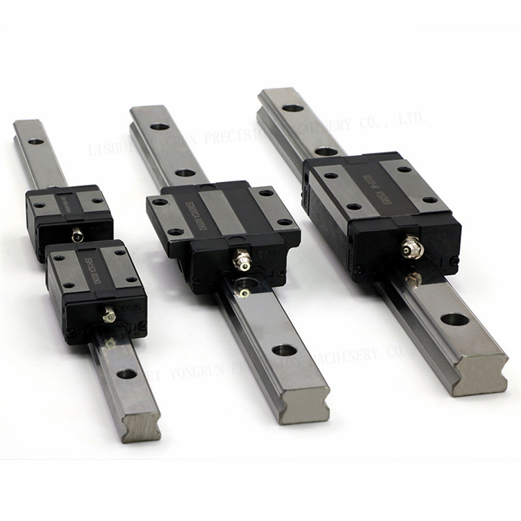 Linear Rail HGR15 Linear Guide Rail with HGH15CA Bearing Block Set Slide Guideway Shaft Rod for DIY CNC