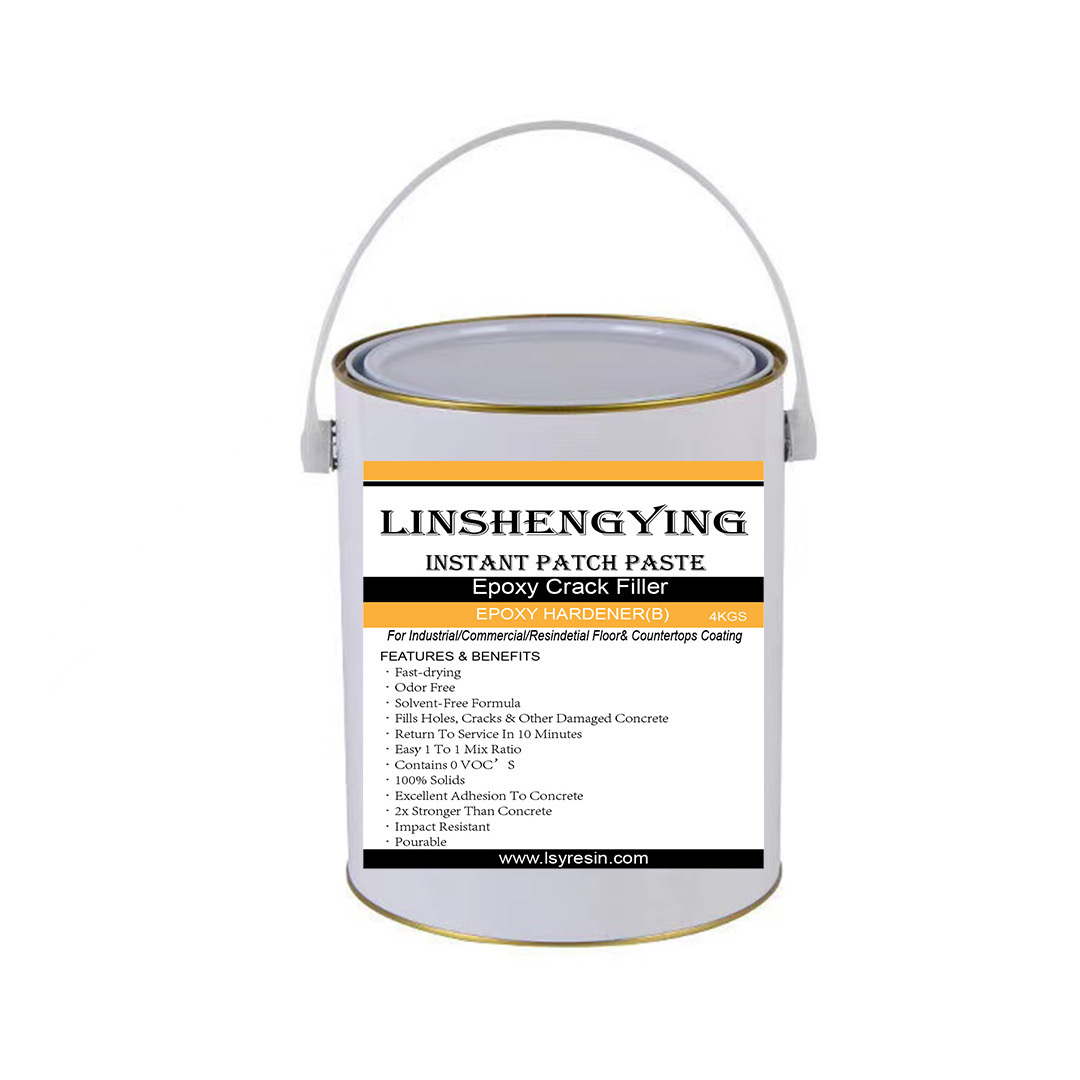 LSY Two Components 100% Solid Fast Cured Liquid Epoxy Concrete Crack Sealer and Filler