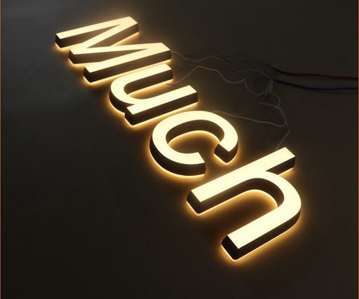 Best selling lights boxes with letters LED waterproof  backlit indoor changeable channel acrylic cutout letter sign