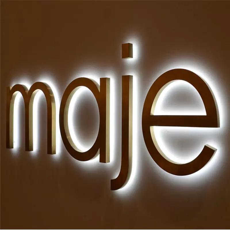 Best selling lights boxes with letters LED waterproof  backlit indoor changeable channel acrylic cutout letter sign