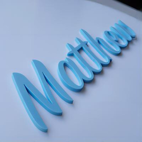 Custom acrylic letter names shop board signs mirror acrylic blanks   door sign baby name sign wall decoration