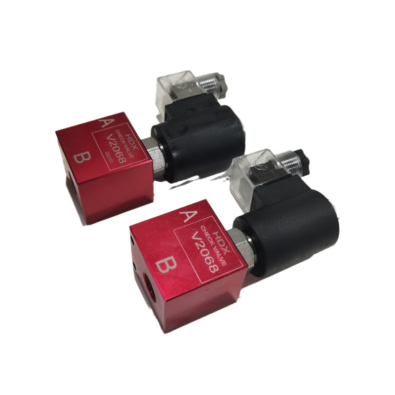 Hydraulic thread solenoid valve cartridge type V2068 pressure holding valve pressure relief check valve DC24