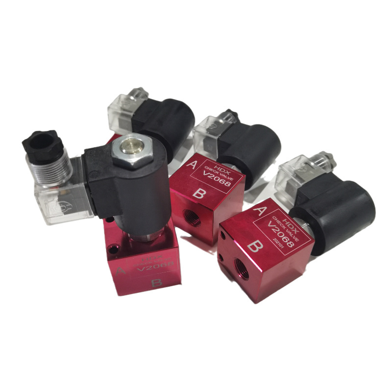 Hydraulic thread solenoid valve cartridge type V2068 pressure holding valve pressure relief check valve DC24