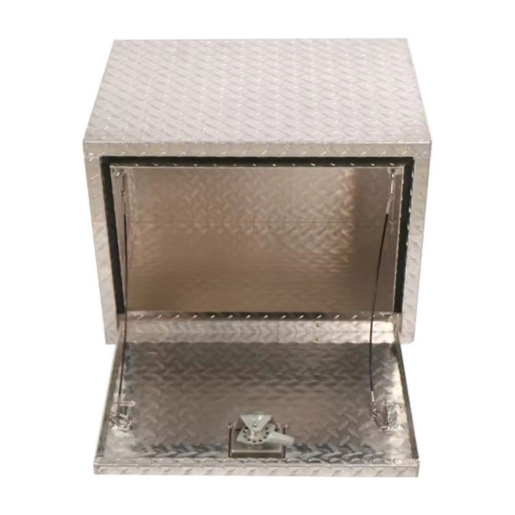 Custom Sliver Pure Aluminum Tool Box Storage Box With Key For storage