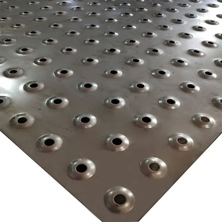 Diamond walkway plank safety grating aluminum anti-skid perforated diamond safety grating