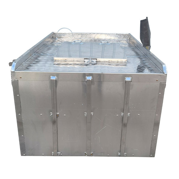 Custom Live Fish Transport Tanks Truck Transportation Fish Tank For Supermarket Fish Transport Tanks