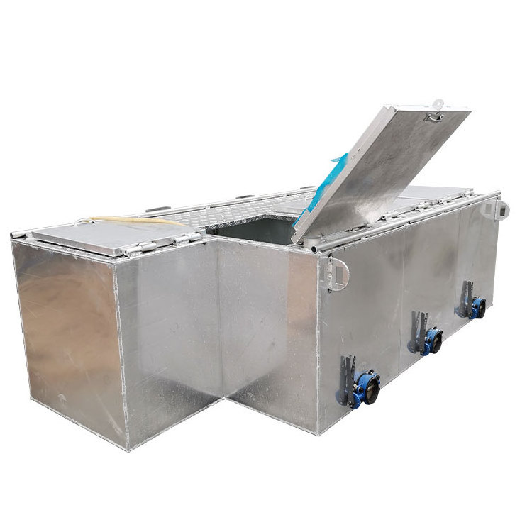 Aluminum Alloy Trailer Ras System Aquaculture Mobile Live Fish Transportation Container Live Fish Transport Tanks For Sale