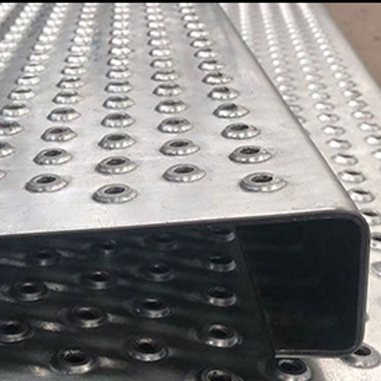 Anti-Skid Plate Railing Embossed Sheet Metal Steel Round Hole Grip Strut Perforated Safety Grating