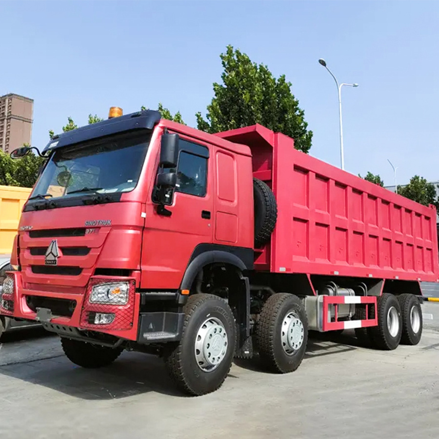 Brand New 12 Wheel Man Diesel Camion Benne Howo Dump Truck For Ghana