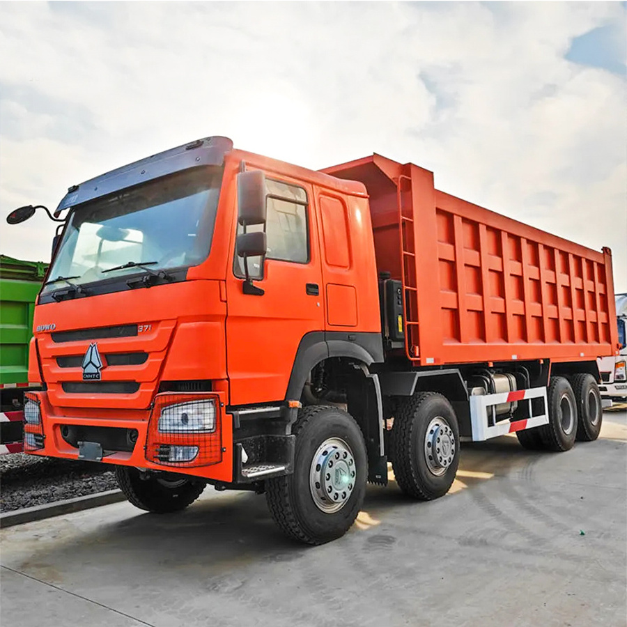 Sino Truck 12 Wheeler 50tons Second Hand 8x4 Used Howo Tipper Dump Truck