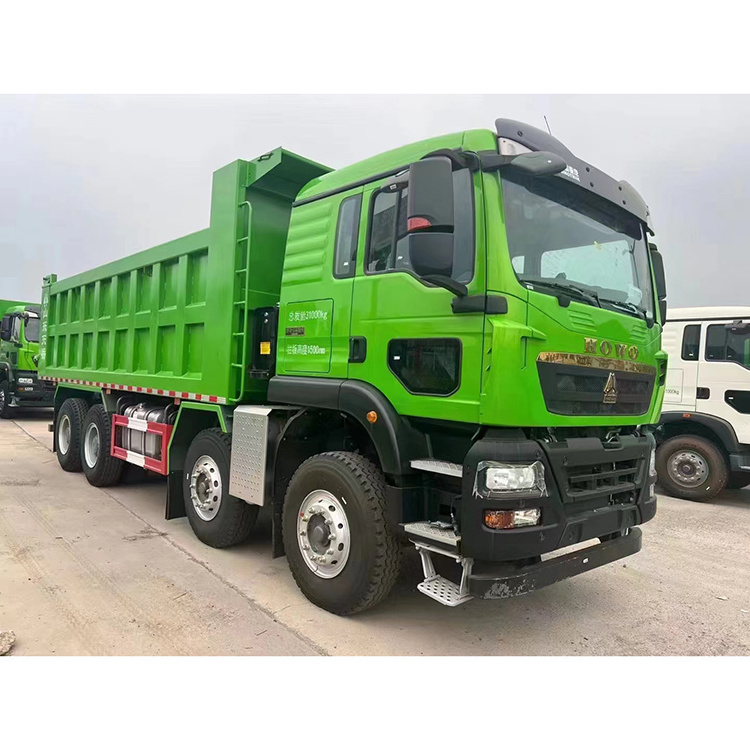 Heavy Duty Secondhand Truck Dump Tipper with 12 Tyres