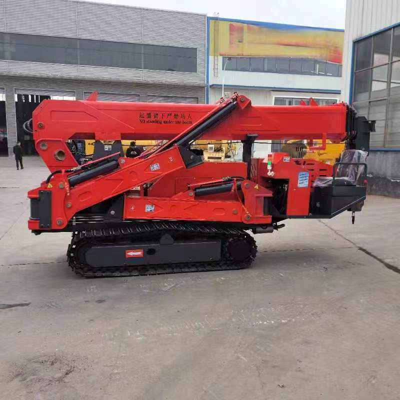 China manufacturer collapsible electricity power spider crane with hydraulic arm  8ton price