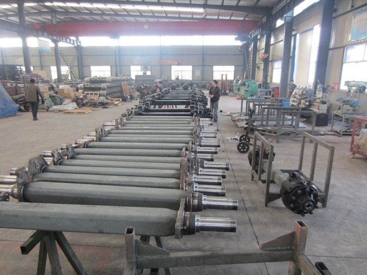 OEM Factory for BPW FUWA Brake Axle with Drum Square Axle Tube Optional