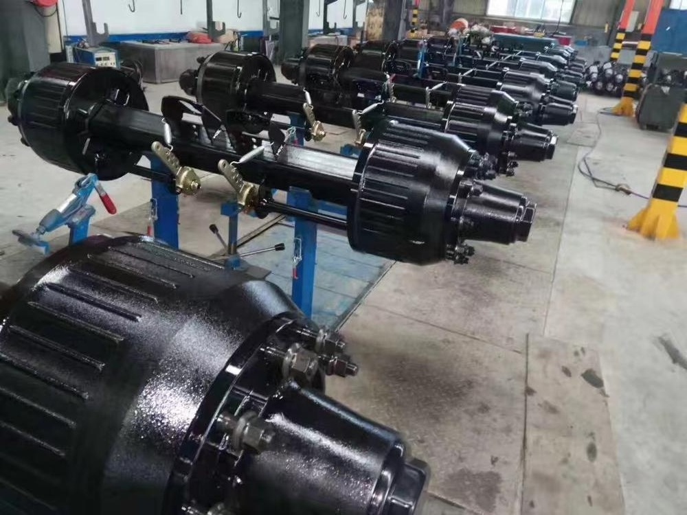 OEM Factory for BPW FUWA Brake Axle with Drum Square Axle Tube Optional