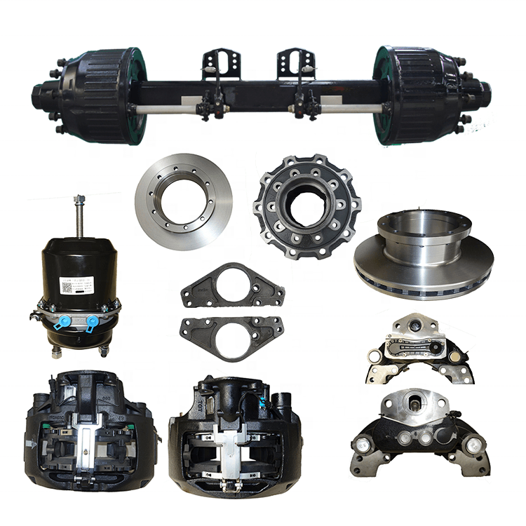 Heavy Duty Trailer  Axles with Air Suspension Parts