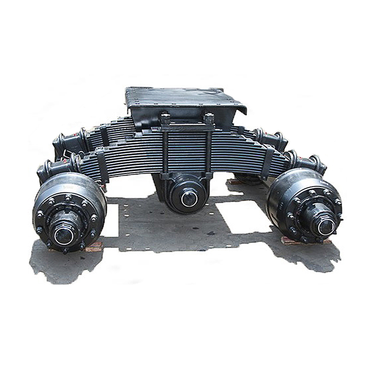 ZONXIN Germany Type Bogie Suspension System 32t 24t Steel Trailer Axle Parts