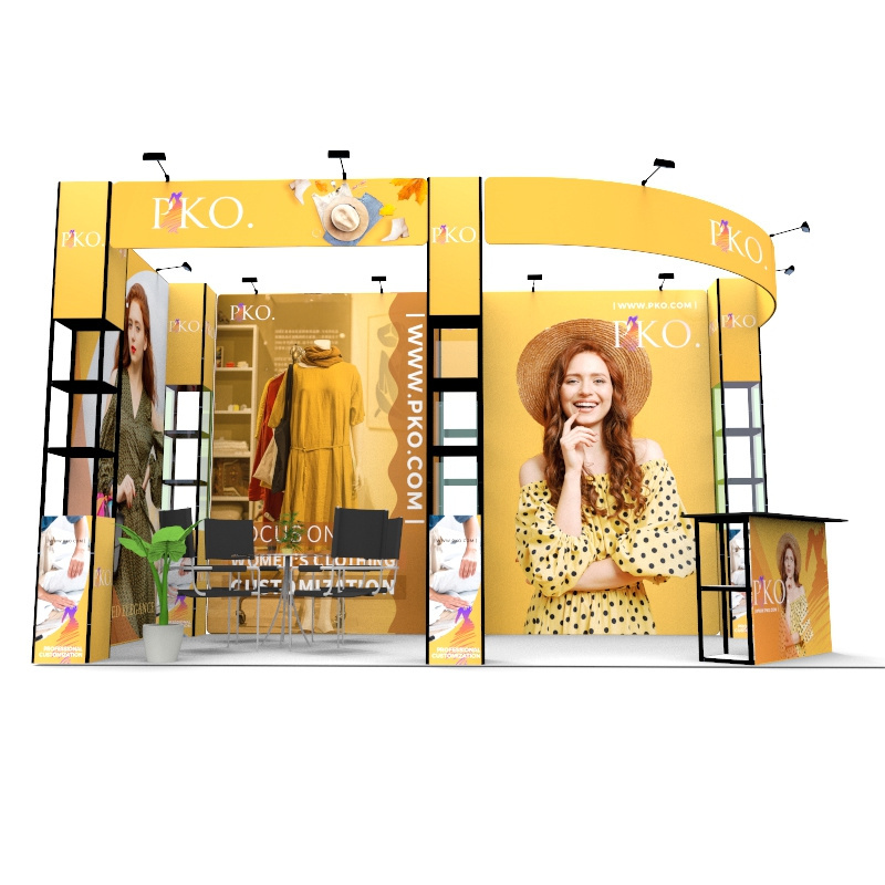 LingTong Fashionable Stands Promotion Indoor Display Stand Exposition Booth