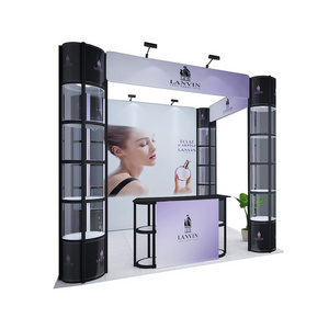 High Quality Portable Modular Exhibition Booth Fair Stand 3x3 10x10 Trade Show Booth Equipment