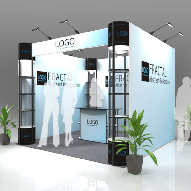 High Quality Portable Modular Exhibition Booth Fair Stand 3x3 10x10 Trade Show Booth Equipment