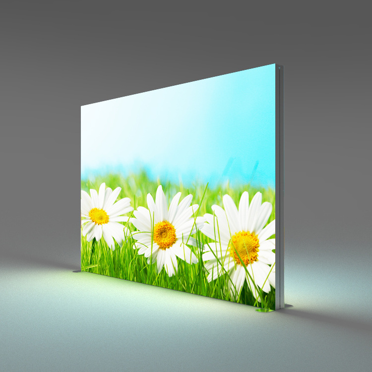 Lingtong Led Backlight Strip For Light Box Aluminium Frame Fabric Led Light Box Frameless Light Box Display With Fabric